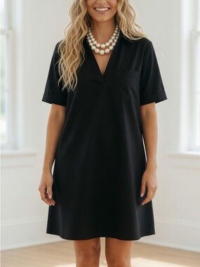 J. Jill Classic Black Dress